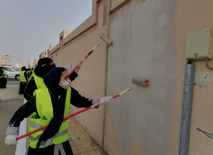 300 متطوع ومتطوعة بمكتب وزارة الرياضة بجازان يشاركون في مبادرة عمار السعودية