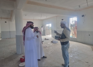 مدير إدارة المساجد بمحافظة الريث يتفقد إنشاء جامع الجبل الأسود