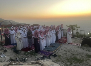 60 عضواً من مشاة الفجر بالرياض يزورون منطقة جازان 