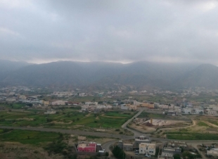 أمطار على مركز بحر أبو سكينة