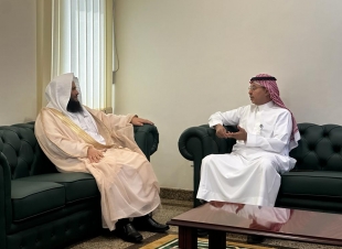 مدير عام فرع وزارة الموارد البشرية والتنمية الاجتماعية بمنطقة جازان يستقبل مدير عام فرع هيئة الأمر بالمعروف والنهي عن المنكر بالمنطقة