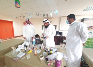 جمال فن الريزن بمعهد التربية الفكرية