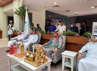 بلدية صامطة تحتفي مع منسوبيها بيوم الوطن 92 