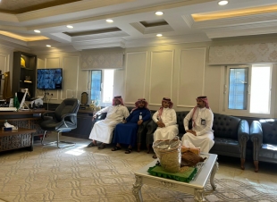 محافظ الداير يستقبل مدير عام فرع وزاره البيئه والمياه والزراعه بمنطقه جازان