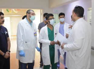 العيادات الشاملة التخصصية لقوى الأمن تزور مركز التأهيل الشامل بجازان