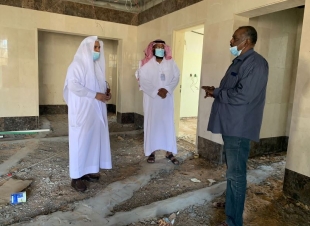 مدير عام هيئة الأمر بالمعروف بمنطقة الجوف يتفقد مشروع مبنى هيئة دومة الجندل