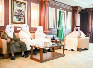 سمو نائب أمير جازان يستقبل عدداً من أصحاب الفضيلة القضاة بالمنطقة