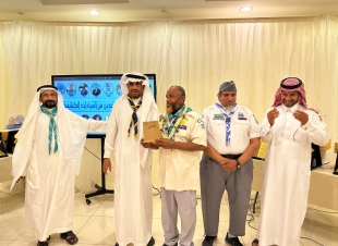 تكريم ١٦ قائدا كشفيا متقاعدا بجازان