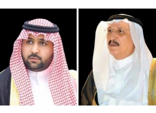 سمو الأمير محمد بن ناصر وسمو أمير جازان بالنيابة يعزيان بوفاة مدير عام السجون بالمملكة سابقًا اللواء الحمزي